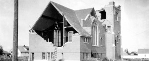 Three Forks Church, 1925 Earthquake