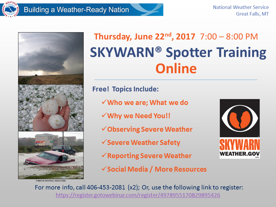 SKYWARN Spotter Training – Online