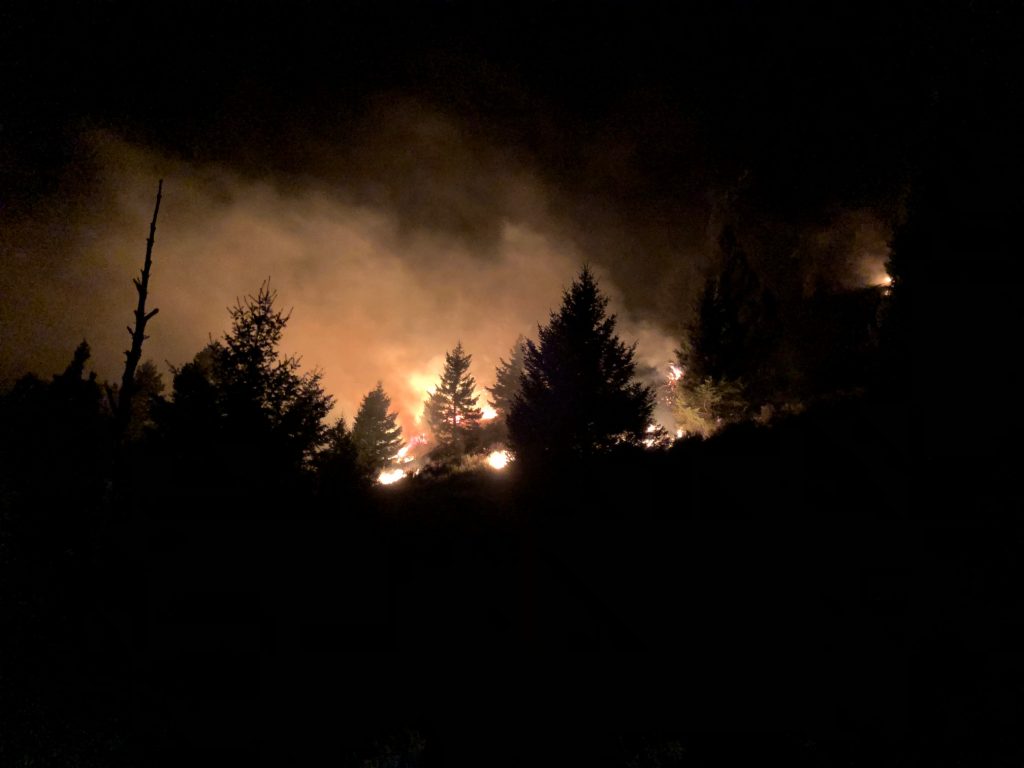 Horseshoe Fire Update 7:00 PM 9/13/18