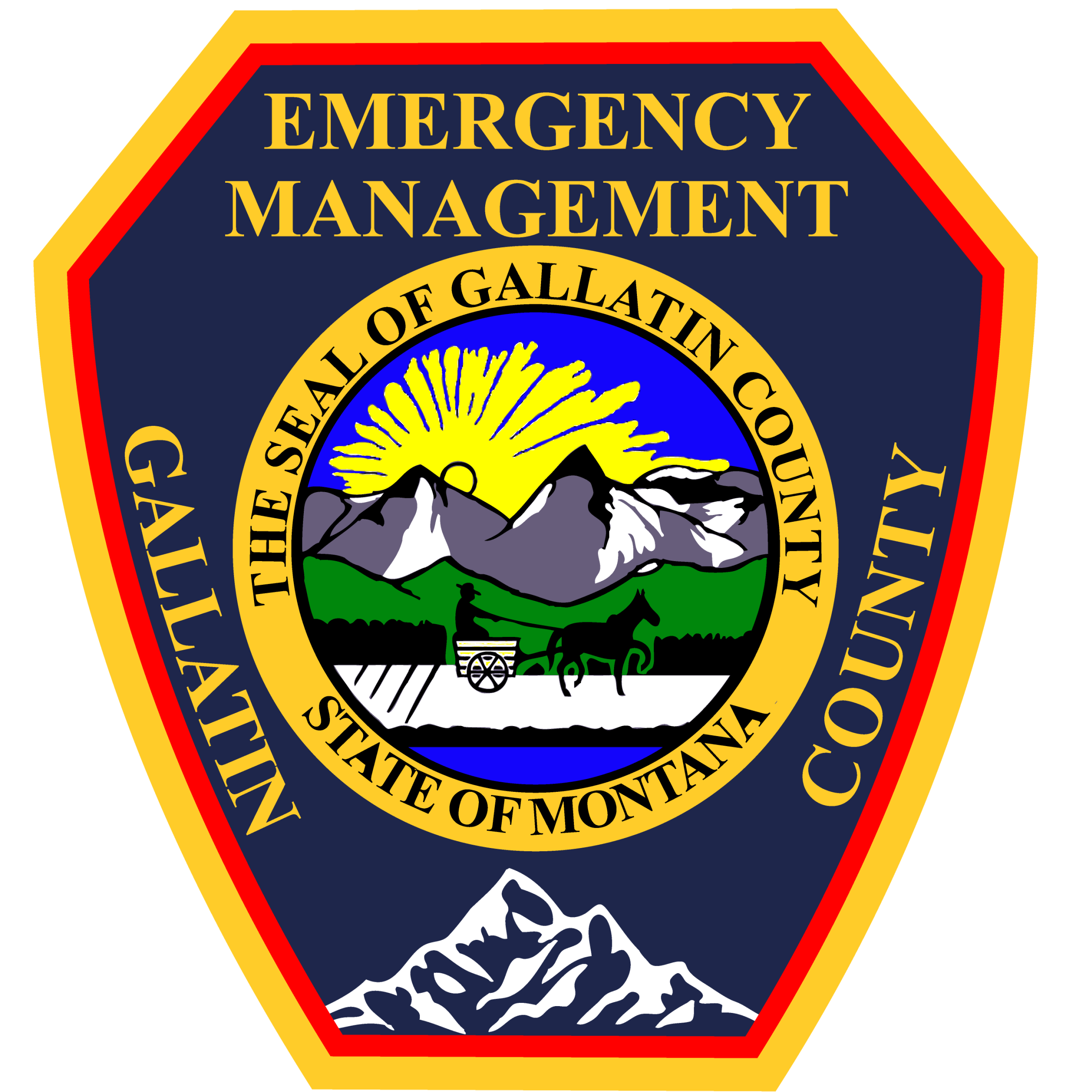 Gallatin County Emergency Management, Patch Logo