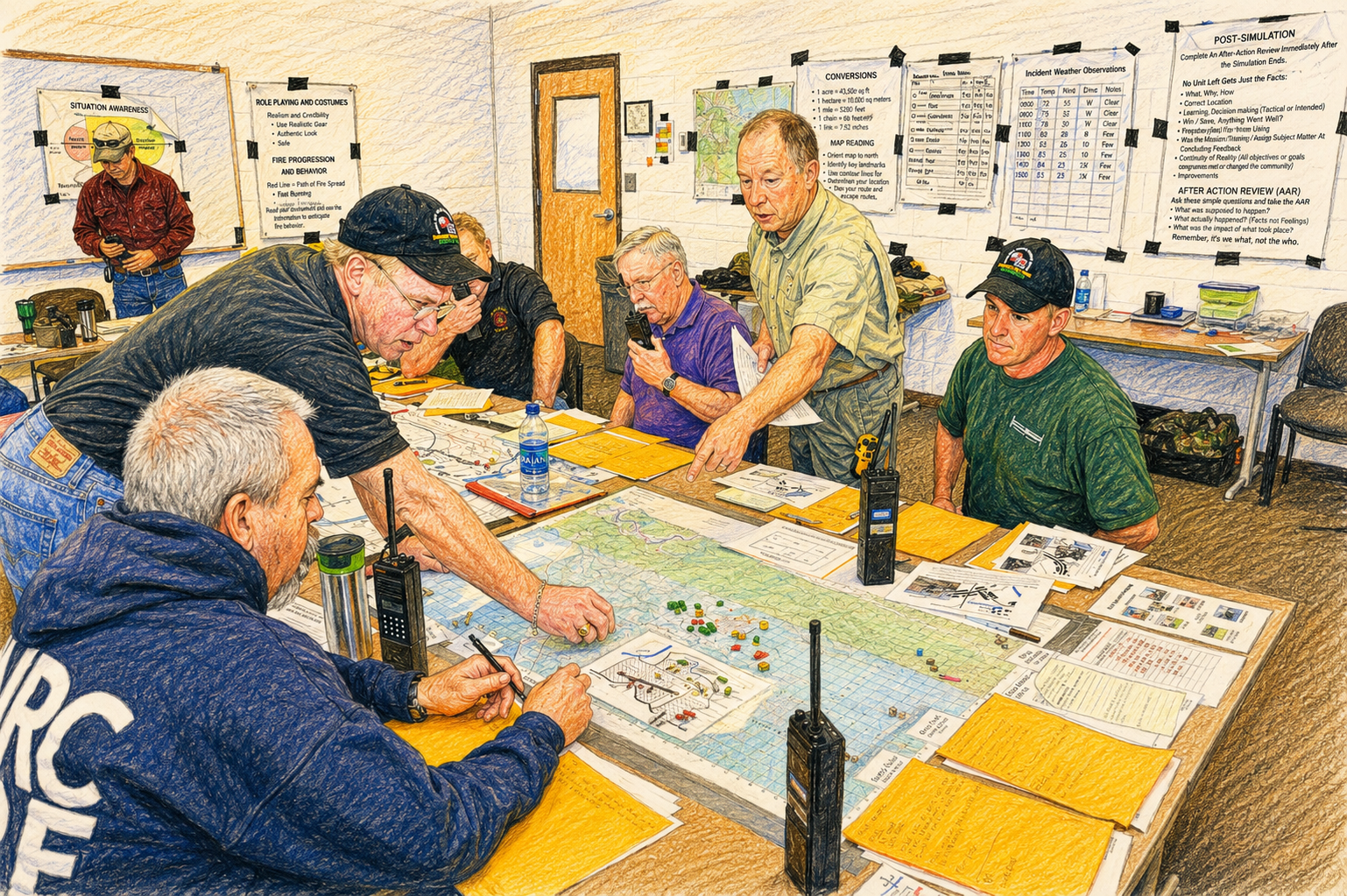 image of a group in a training class