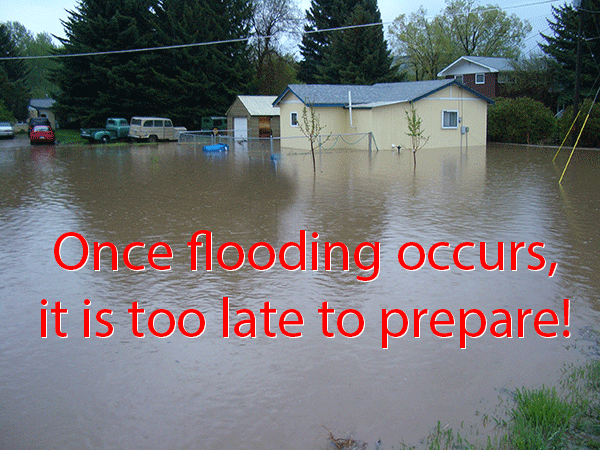 Image of flooded house