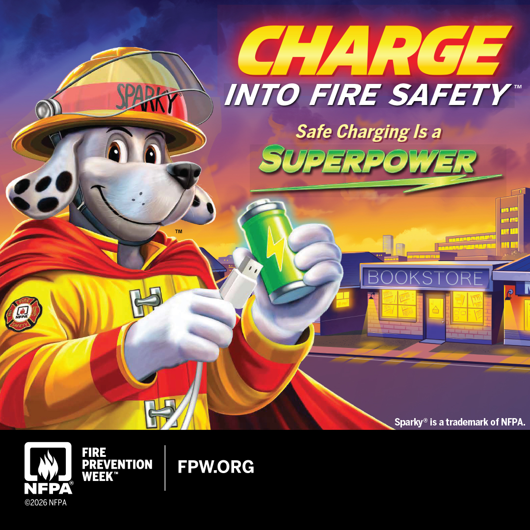 Image of 2026 fire prevention week logo